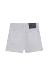 Bermuda Color Twill Power Shorts Saia Transpas Silver