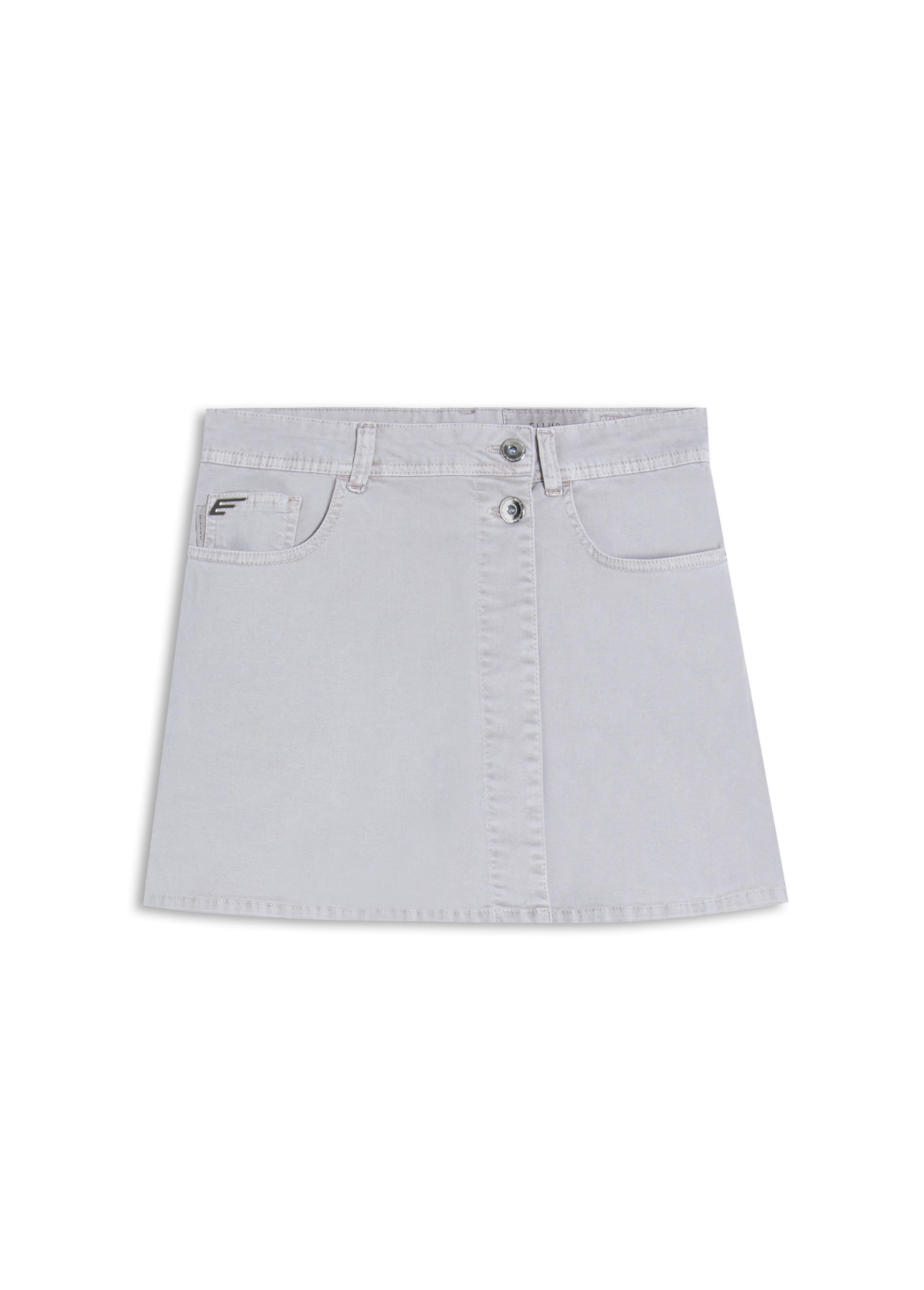 Bermuda Color Twill Power Shorts Saia Transpas Silver