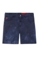 Bermuda Color Twill Power Tie Dye Dark Navy