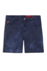Bermuda Color Twill Power Tie Dye Dark Navy