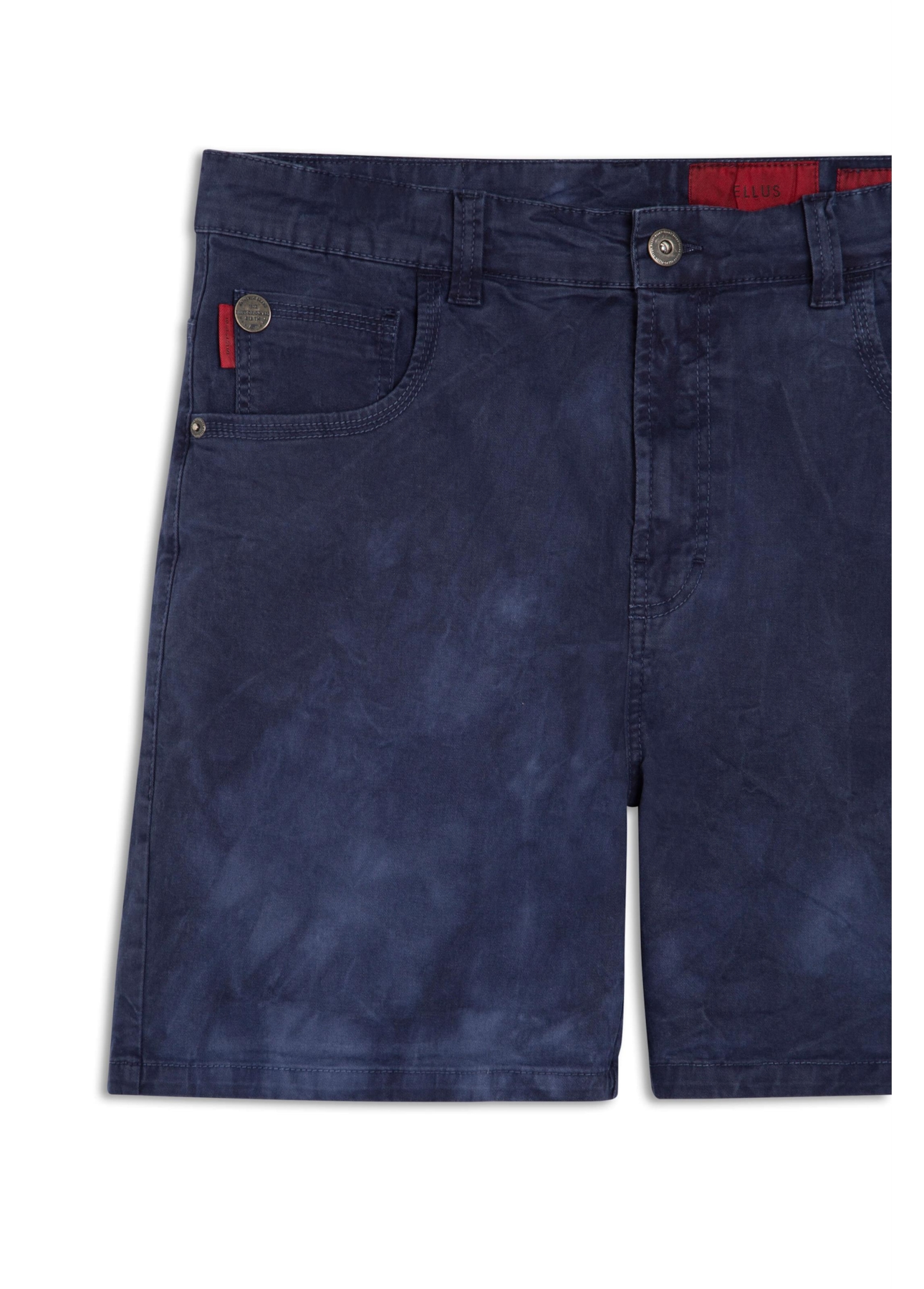 Bermuda Color Twill Power Tie Dye Dark Navy