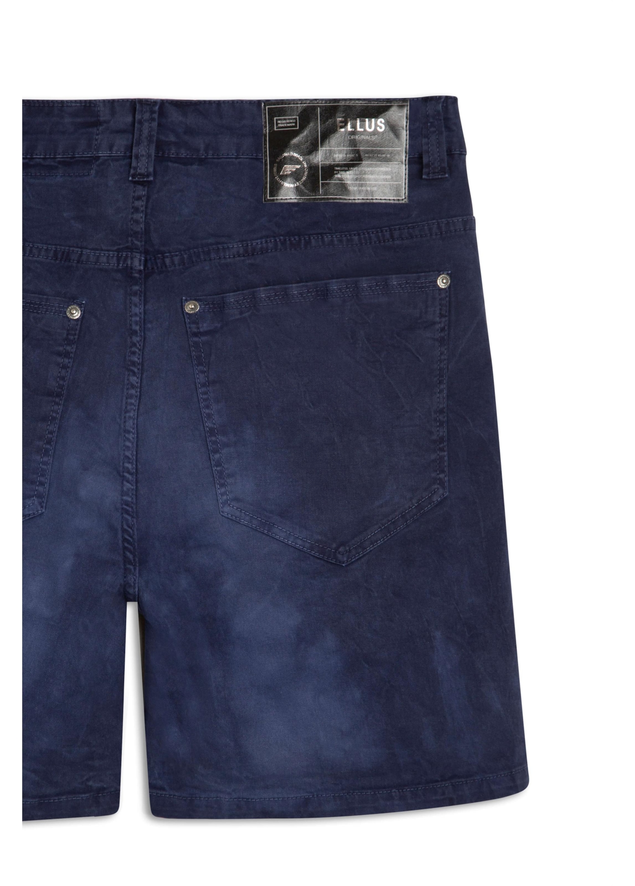 Bermuda Color Twill Power Tie Dye Dark Navy
