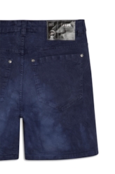 Bermuda Color Twill Power Tie Dye Dark Navy