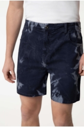 Bermuda Color Twill Power Tie Dye Dark Navy