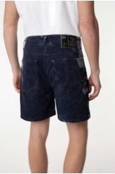 Bermuda Color Twill Power Tie Dye Dark Navy