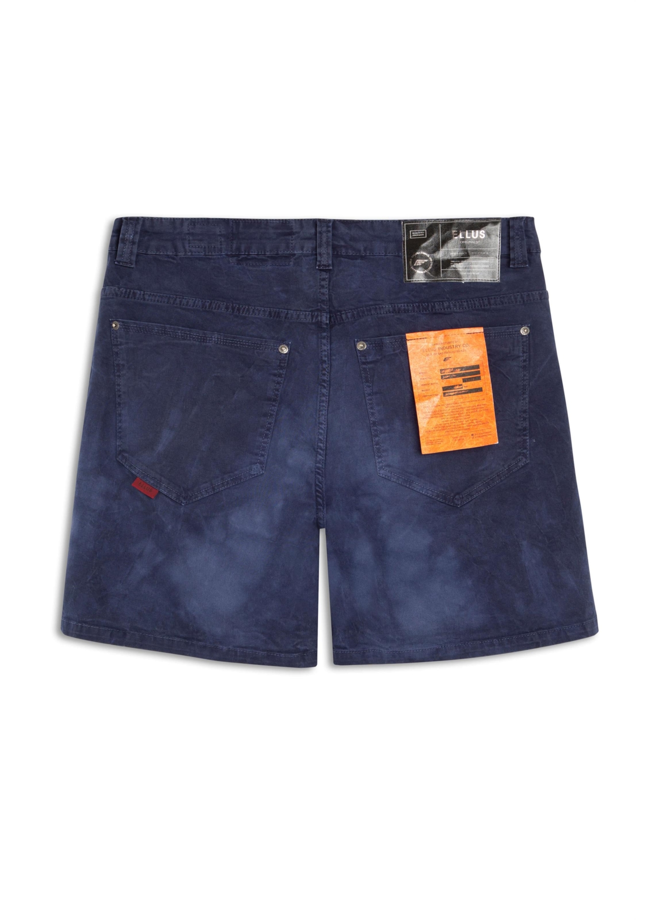Bermuda Color Twill Power Tie Dye Dark Navy