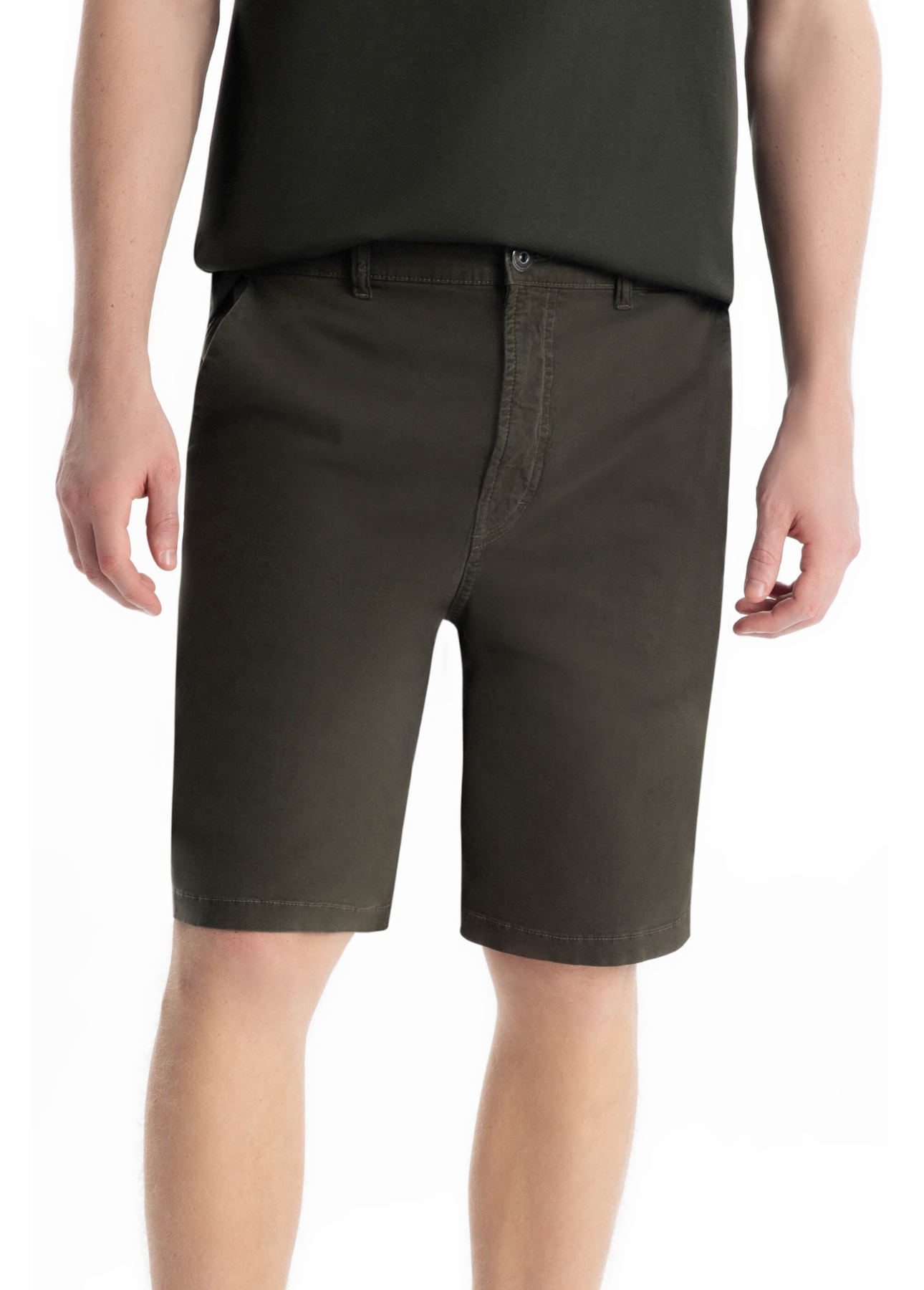 Bermuda Color Twill Power Verde Escuro