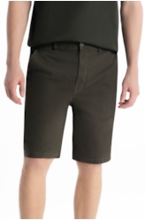 Bermuda Color Twill Power Verde Escuro