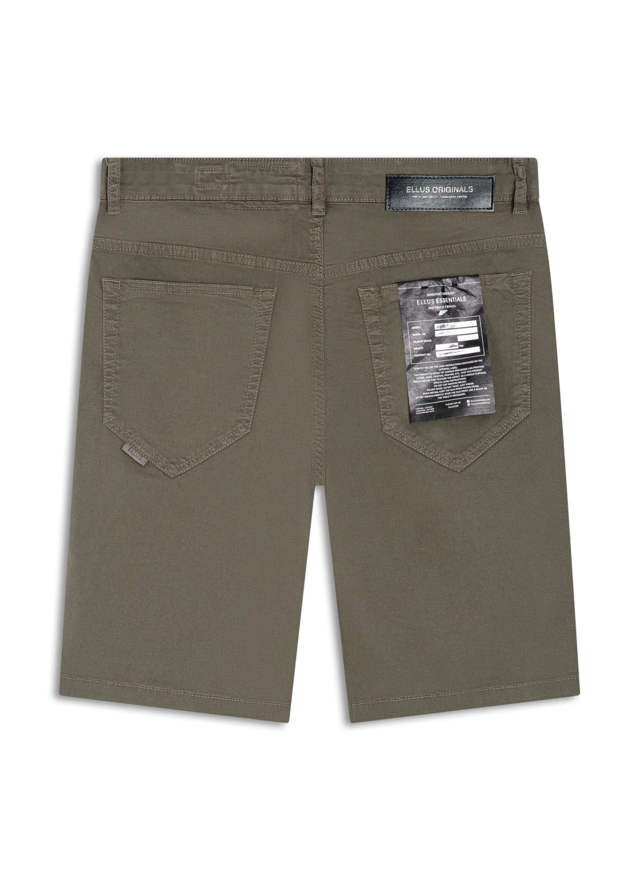 Bermuda Color Twill Power Verde Oliva