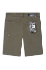 Bermuda Color Twill Power Verde Oliva
