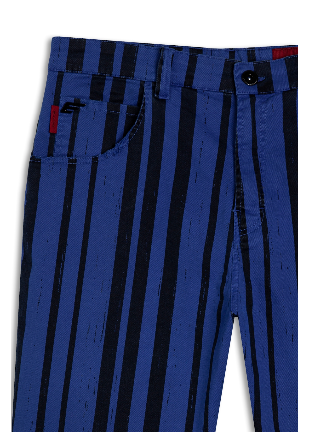Bermuda Color x Fit Brush Stripes Urban Royal