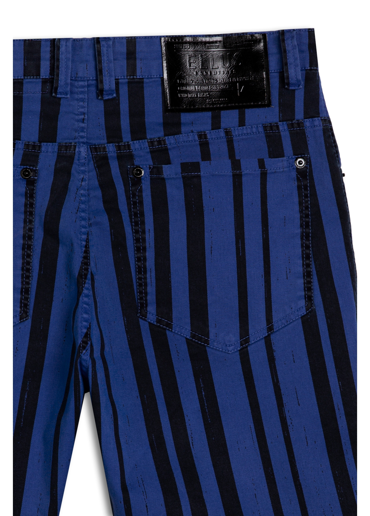 Bermuda Color x Fit Brush Stripes Urban Royal