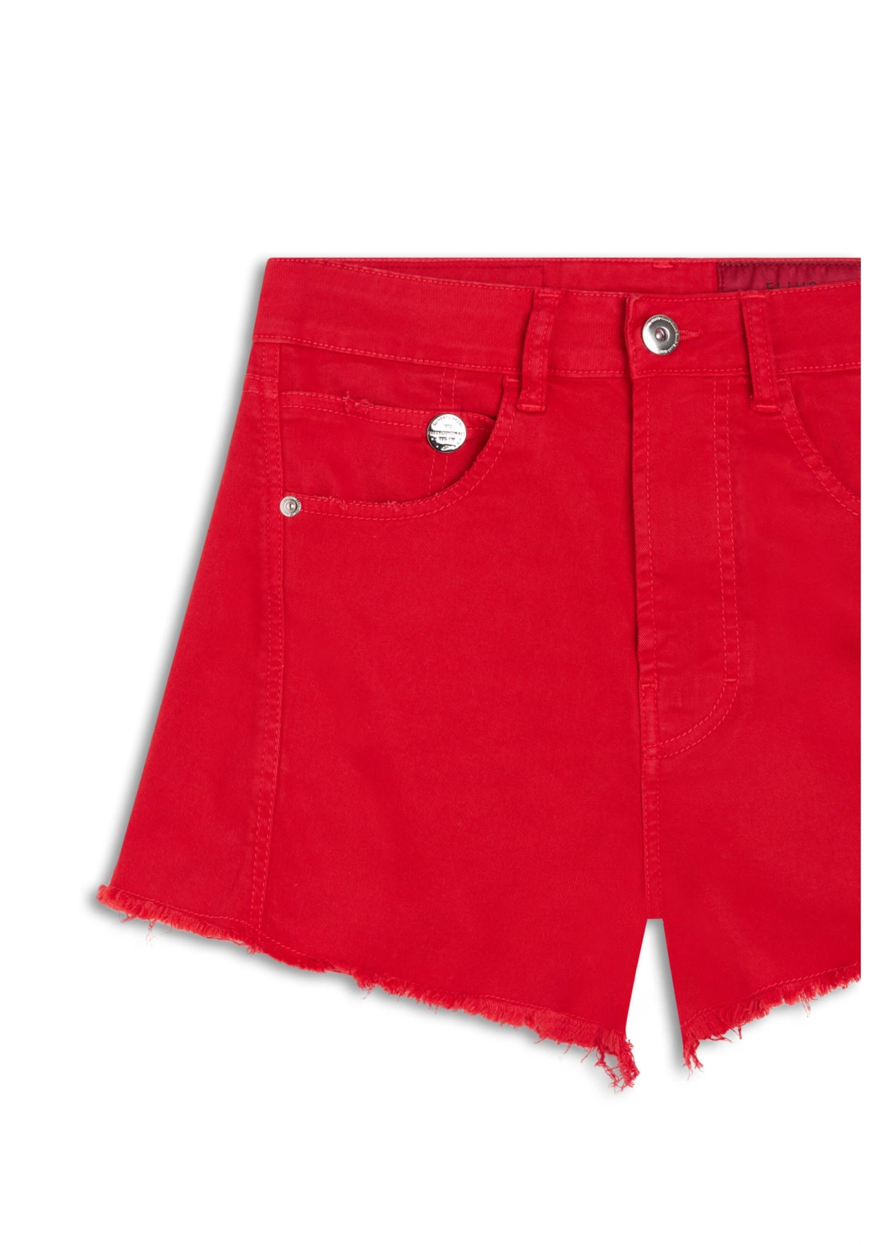 Bermuda Color x Fit Ii (Boyish) Deslocado Vermelho Vivo