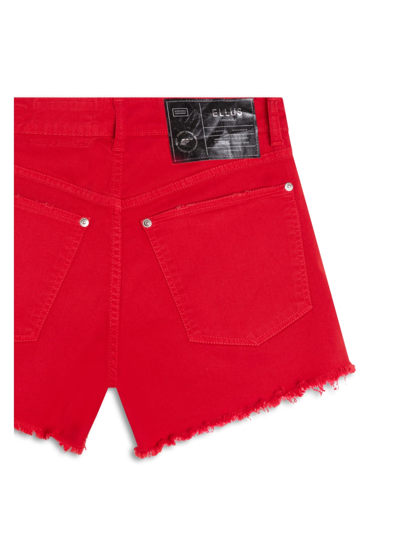 Bermuda Color x Fit Ii (Boyish) Deslocado Vermelho Vivo