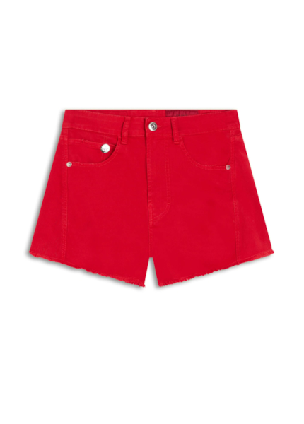 Bermuda Color x Fit Ii (Boyish) Deslocado Vermelho Vivo