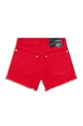 Bermuda Color x Fit Ii (Boyish) Deslocado Vermelho Vivo