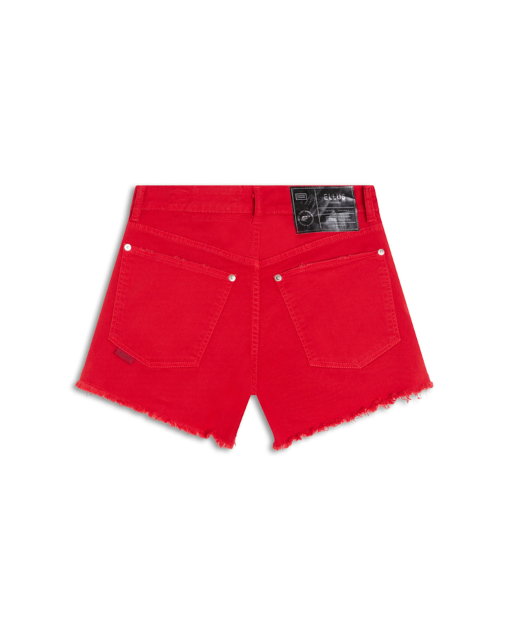 Bermuda Color x Fit Ii (Boyish) Deslocado Vermelho Vivo