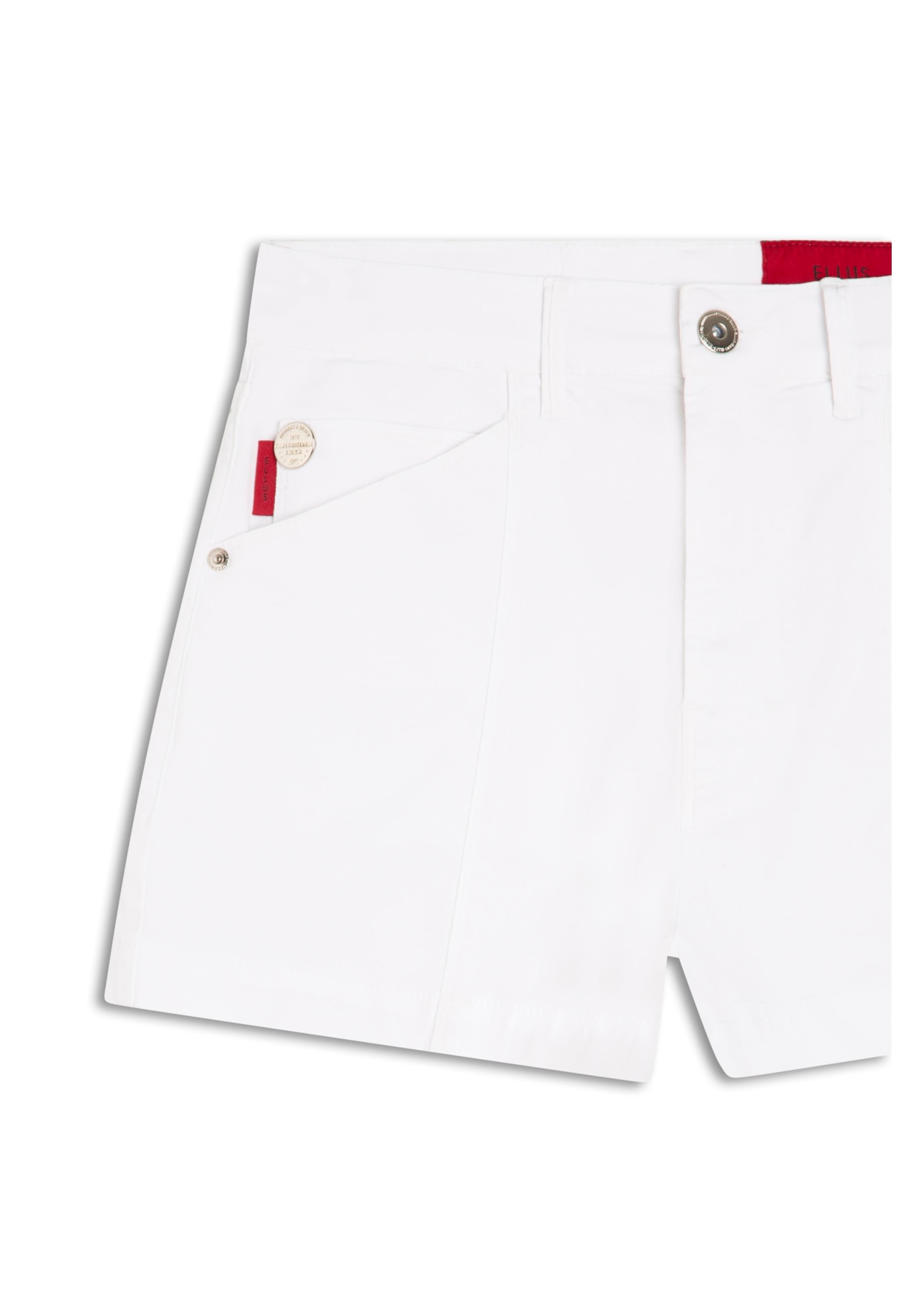 Bermuda Color x Fit Ii (Boyish) Recorte Branco