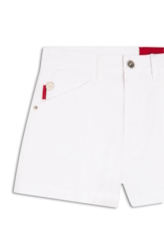 Bermuda Color x Fit Ii (Boyish) Recorte Branco