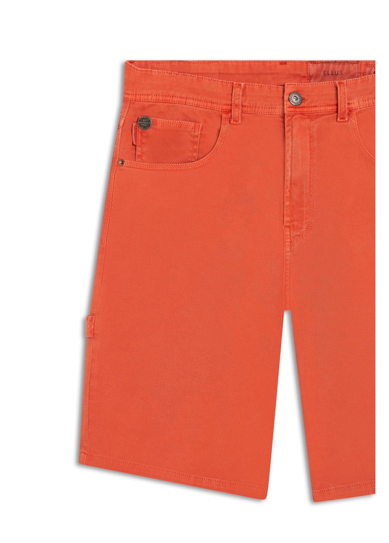 Bermuda Cotton Sarja Diagonal Rock Laranja