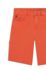 Bermuda Cotton Sarja Diagonal Rock Laranja