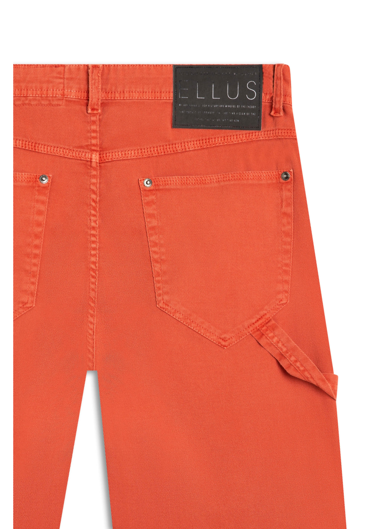 Bermuda Cotton Sarja Diagonal Rock Laranja