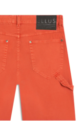 Bermuda Cotton Sarja Diagonal Rock Laranja