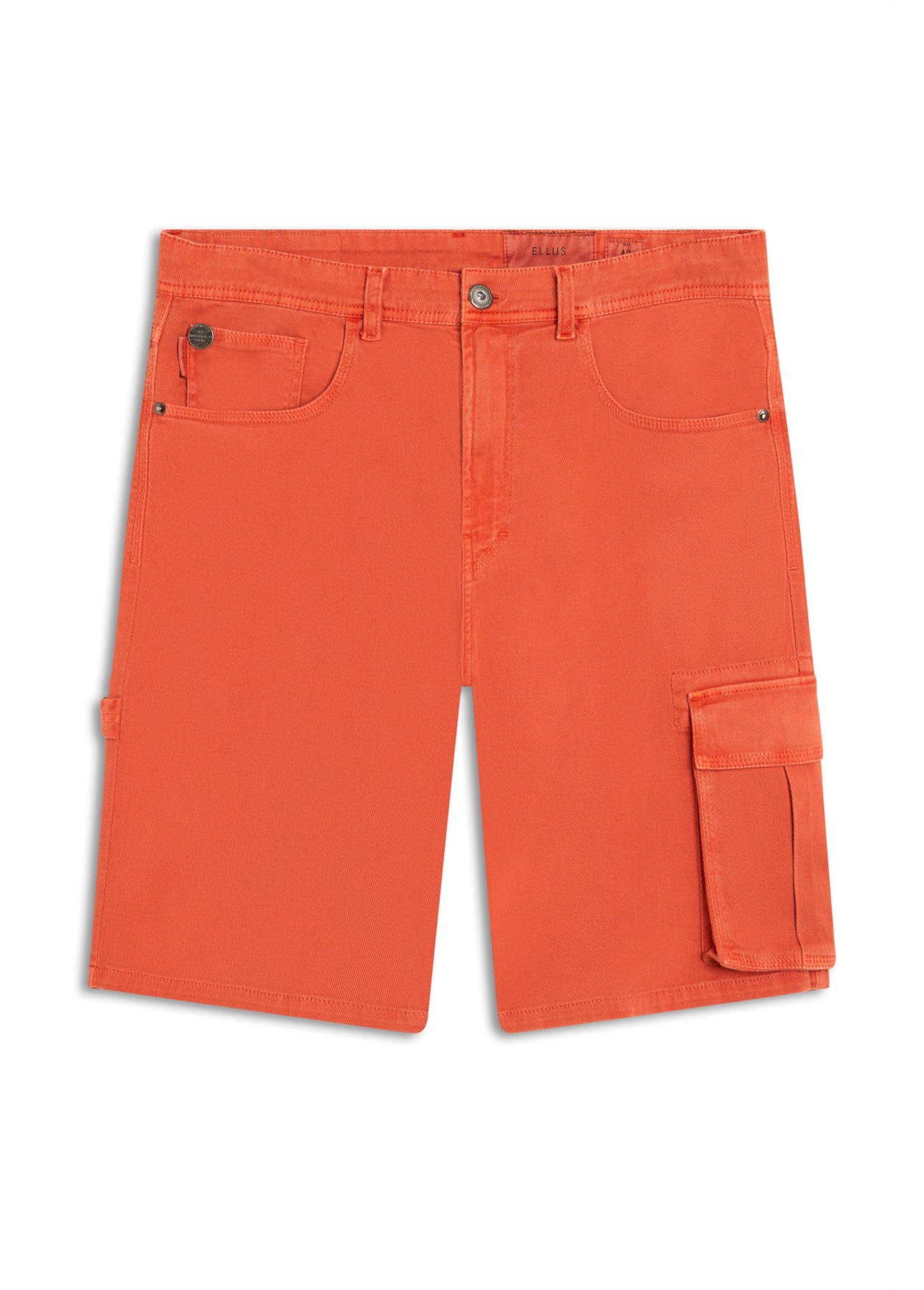 Bermuda Cotton Sarja Diagonal Rock Laranja