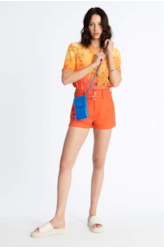 Bermuda Cotton Spandex Laranja