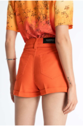 Bermuda Cotton Spandex Laranja