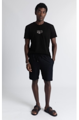 Bermuda Cotton Texture Ellus Classic Preto