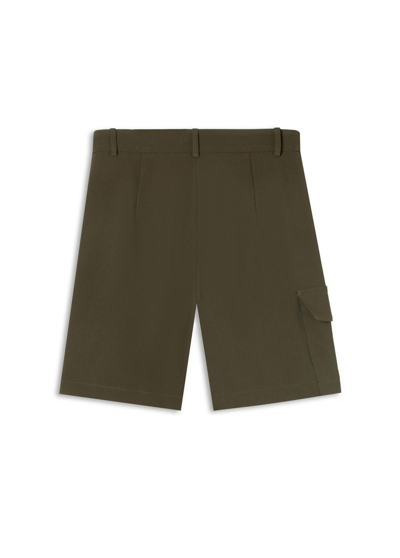 Bermuda Crepe Way Faca Skate Musgo
