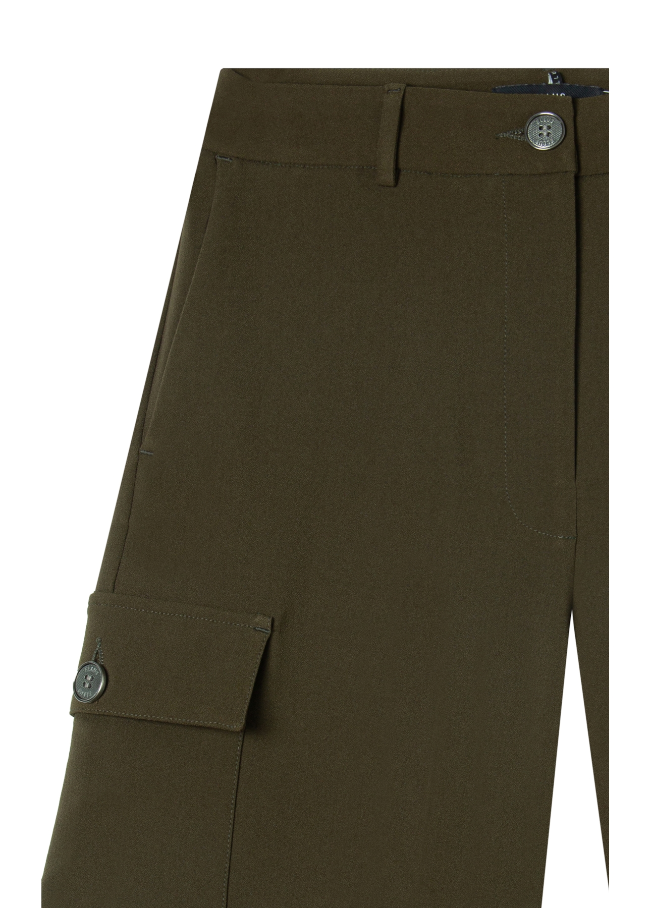 Bermuda Crepe Way Faca Skate Musgo