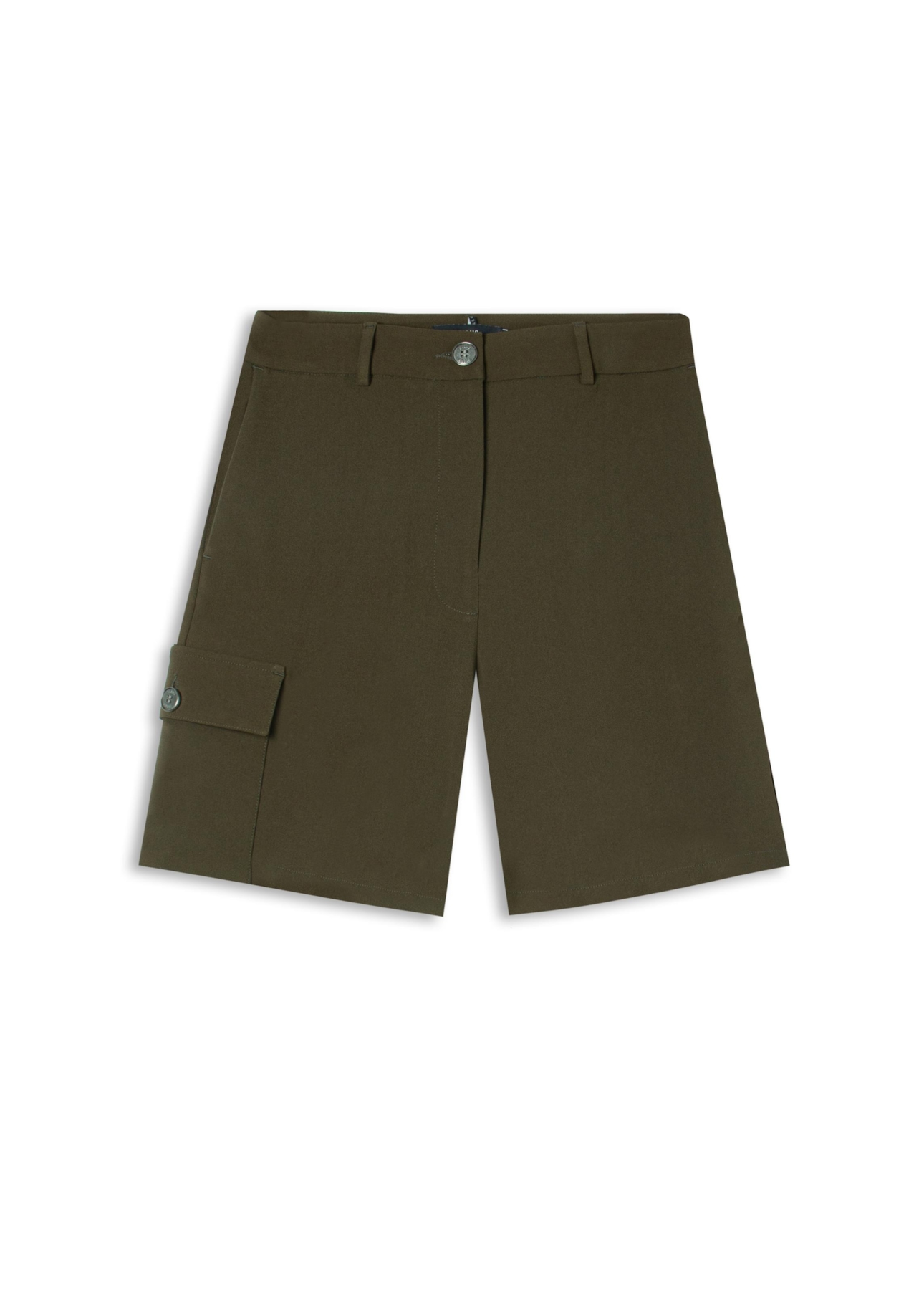 Bermuda Crepe Way Faca Skate Musgo