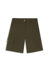 Bermuda Crepe Way Faca Skate Musgo