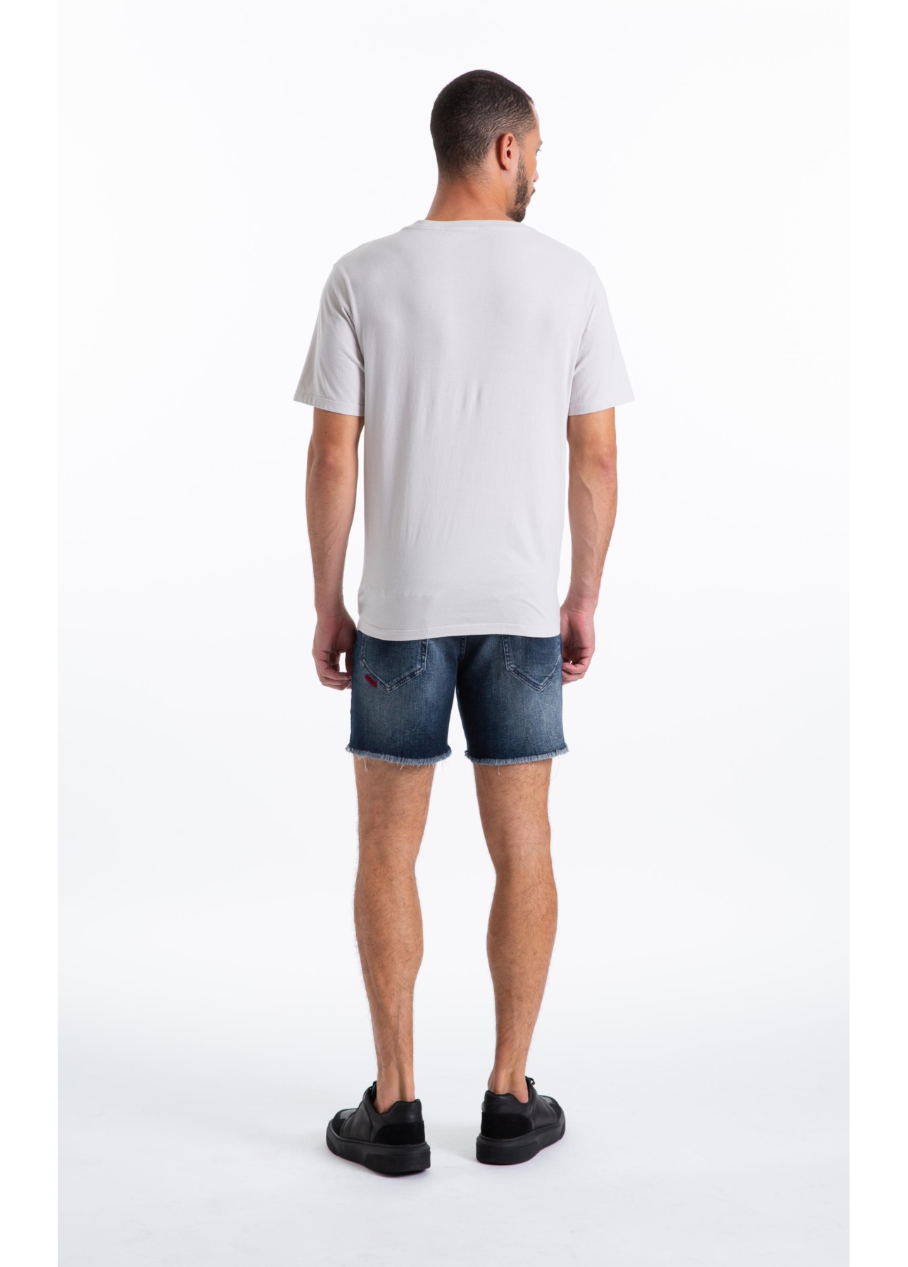 Bermuda Dark Forest Elastic Hawaii Contraste Lav. Escuro C/ Rede