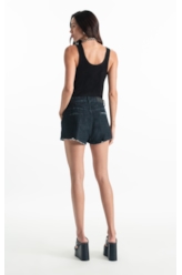 Bermuda Dark Forest Elastic (Preppy) b Faca Lav. Escuro C/ Craqulado