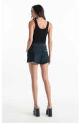 Bermuda Dark Forest Elastic (Preppy) b Faca Lav. Escuro C/ Craqulado