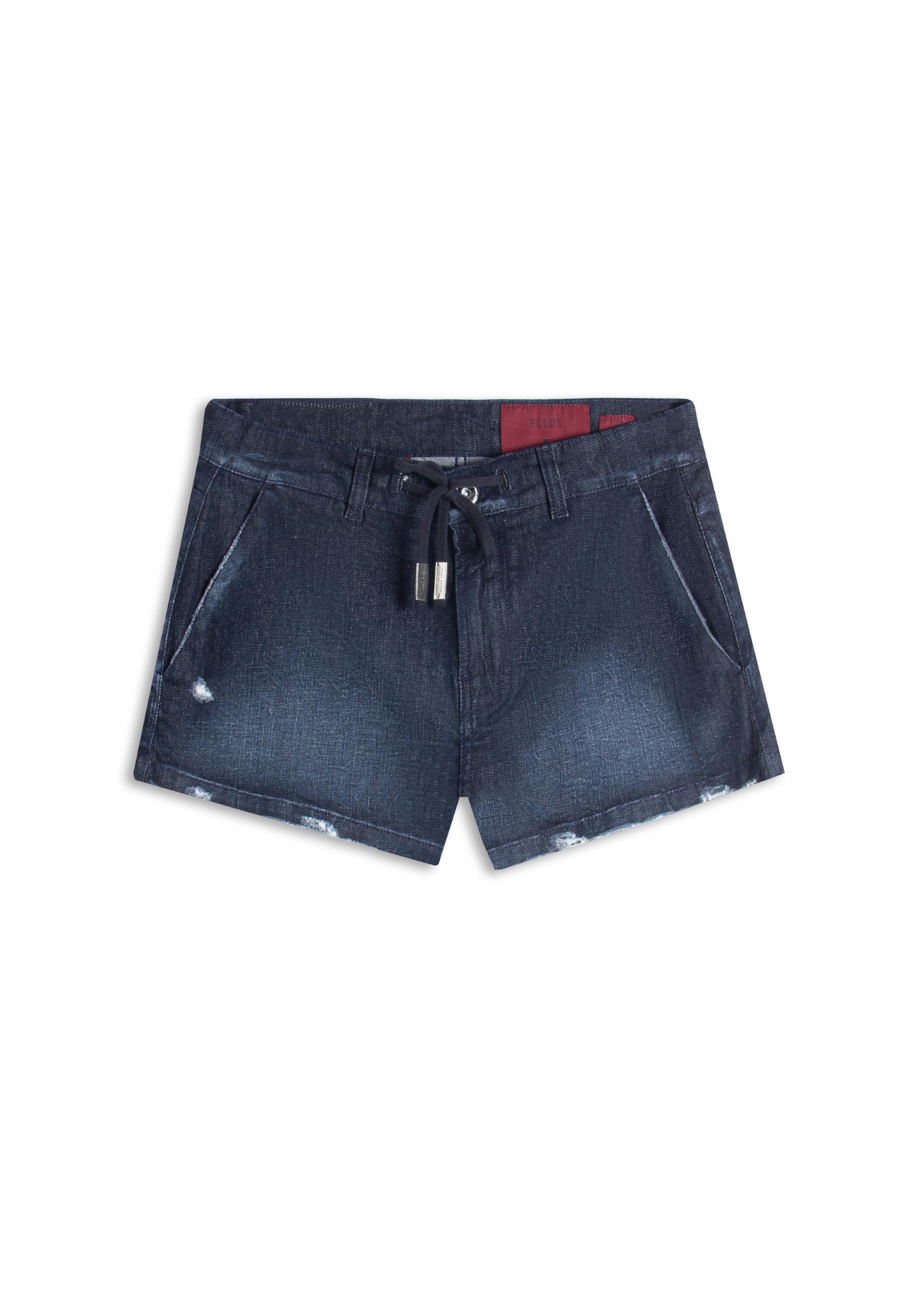 Bermuda Dark Forest Elastic (Preppy) b Faca Lav. Escuro C/ Craqulado