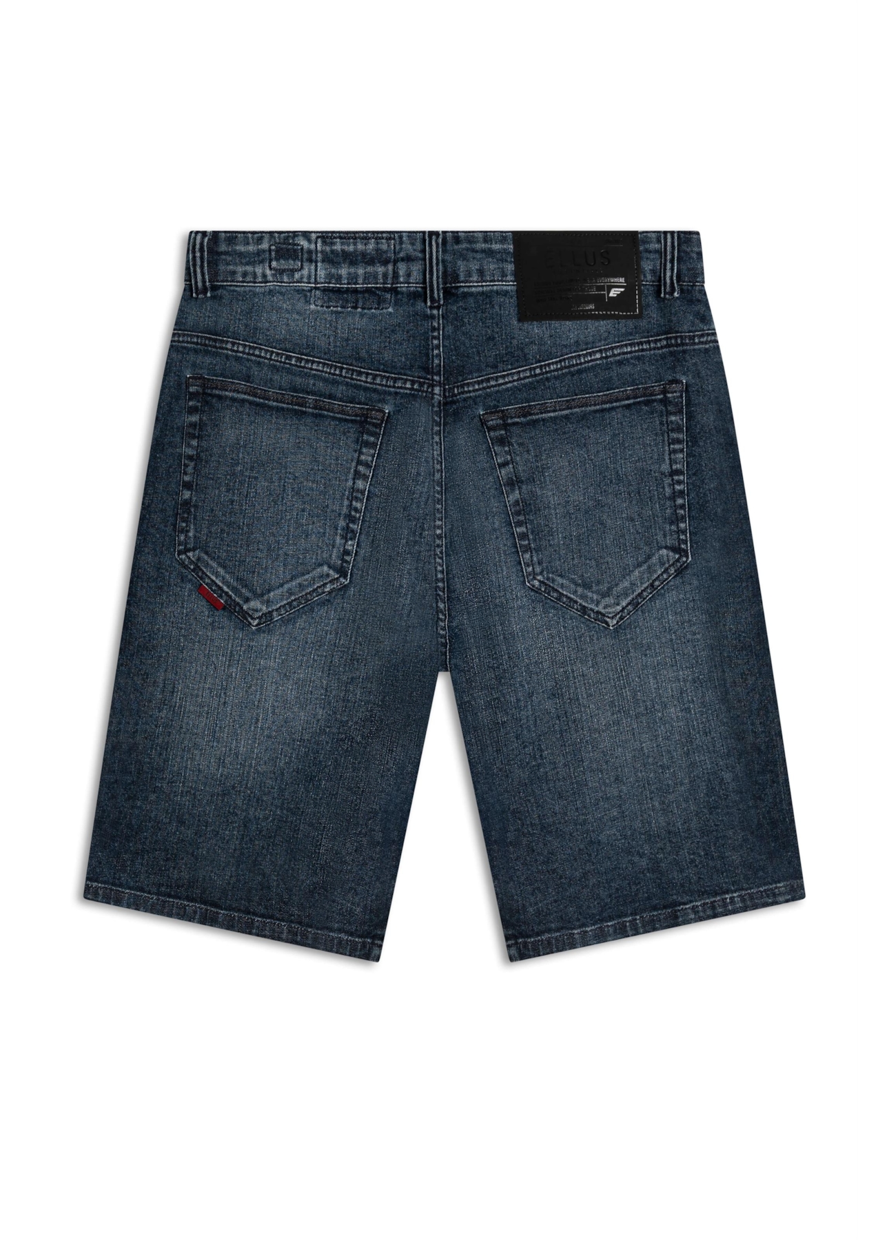 Bermuda Dark Indigo Elastic Escuro C/ Grampos