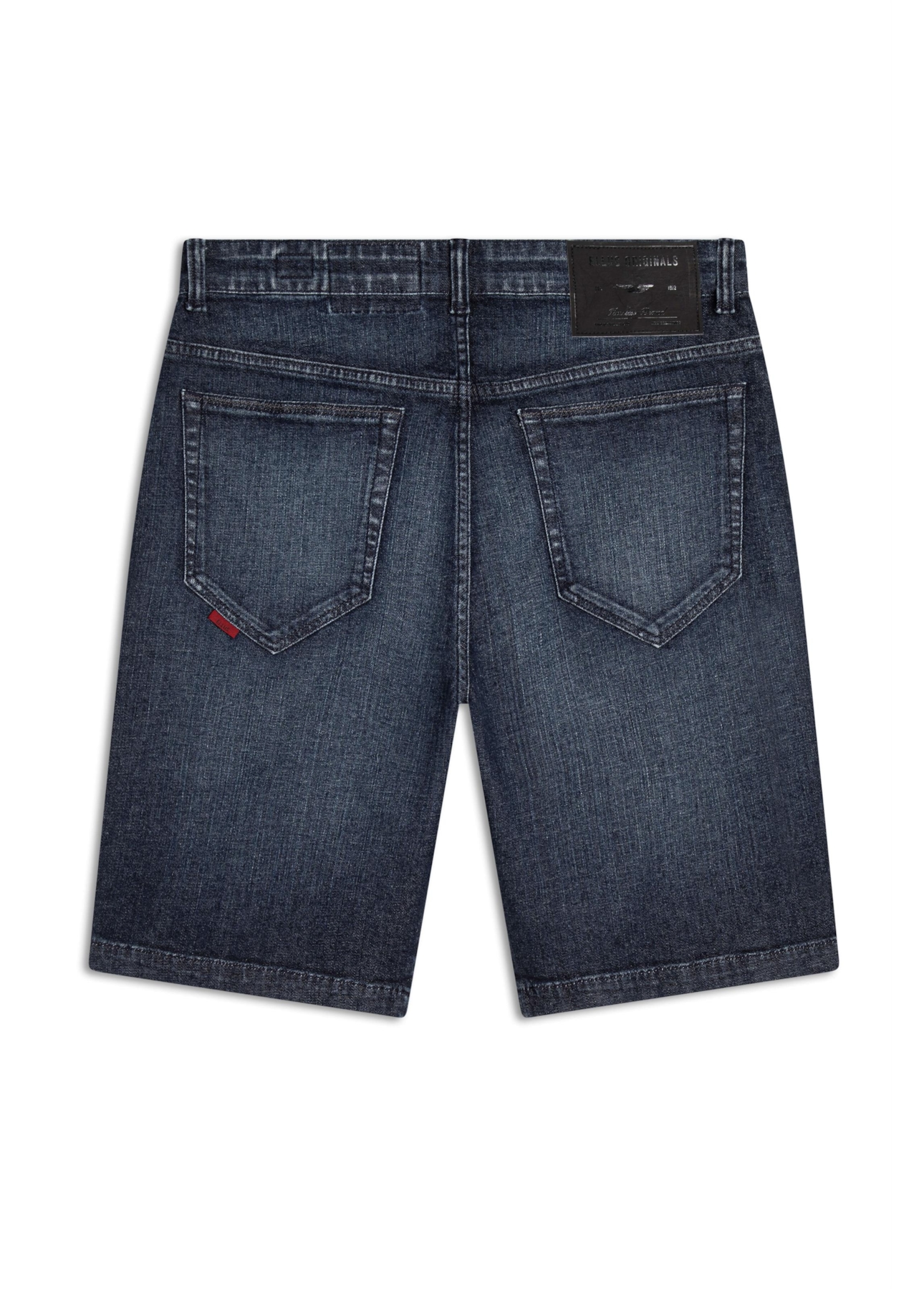 Bermuda Dark Indigo Elastic Rock Escuro C/ Grampos