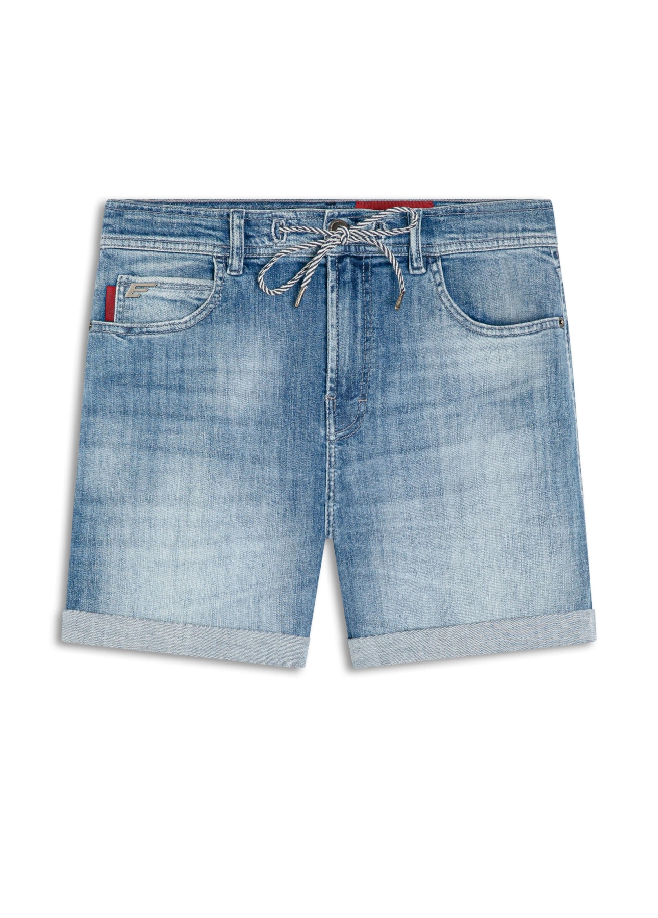 Bermuda Dark Sea Elastic Classic Preppy Claro C/ Used