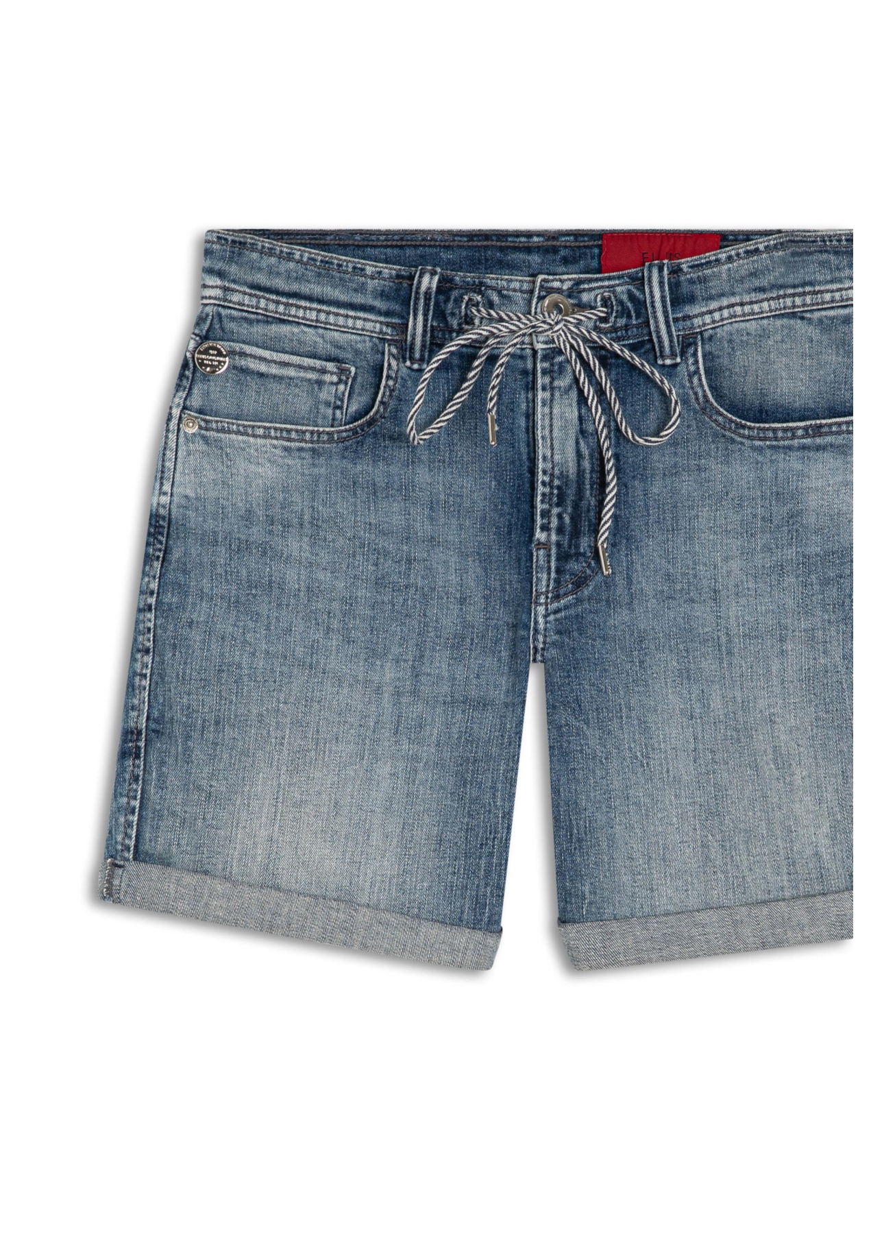 Bermuda Dark Sea Elastic Classic Preppy Lav.Claro C/ Tie Dye