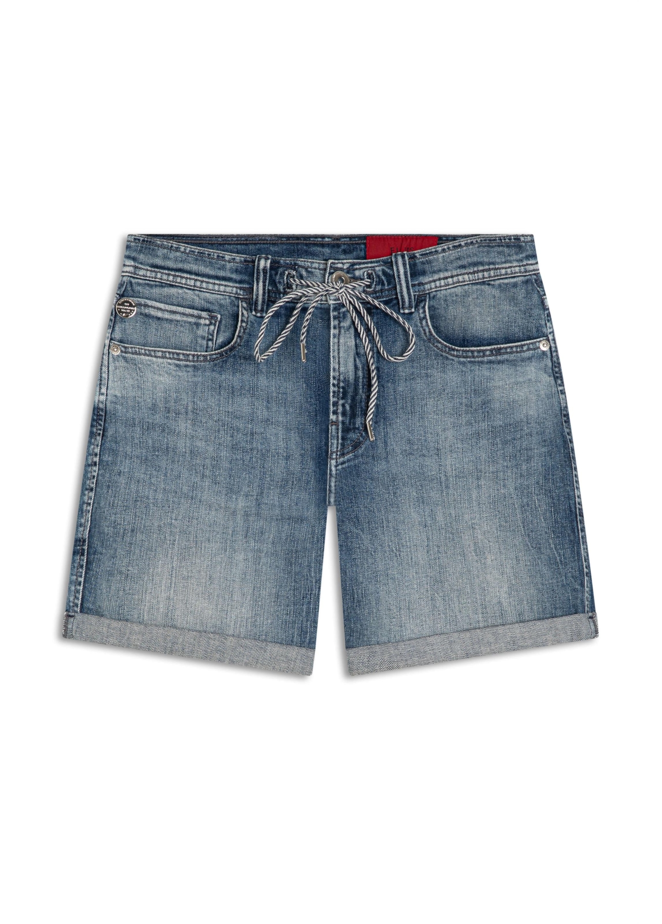 Bermuda Dark Sea Elastic Classic Preppy Lav.Claro C/ Tie Dye