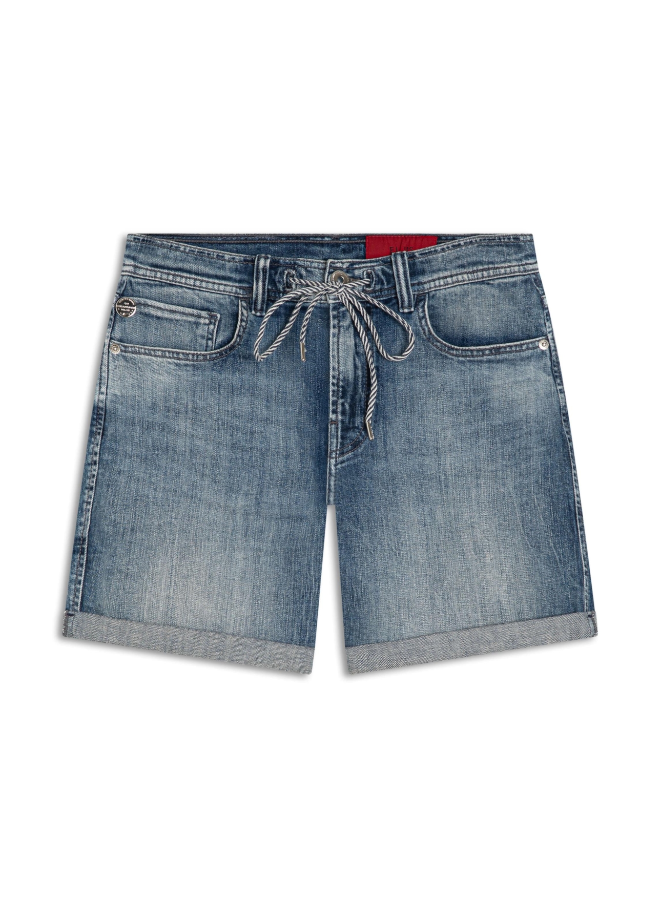 Bermuda Dark Sea Elastic Classic Preppy Lav.Claro C/ Tie Dye