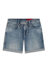 Bermuda Dark Sea Elastic Classic Preppy Lav.Claro C/ Tie Dye