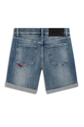 Bermuda Dark Sea Elastic Classic Preppy Lav.Claro C/ Tie Dye
