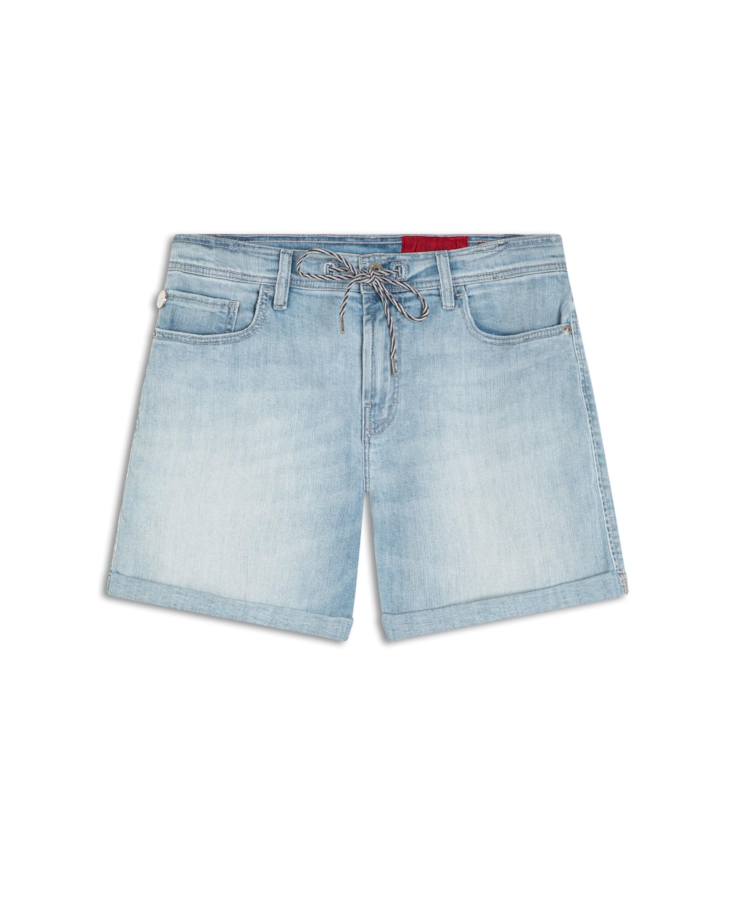 Bermuda Dark Sea Elastic Classic Preppy Lav.Claro C/ Used