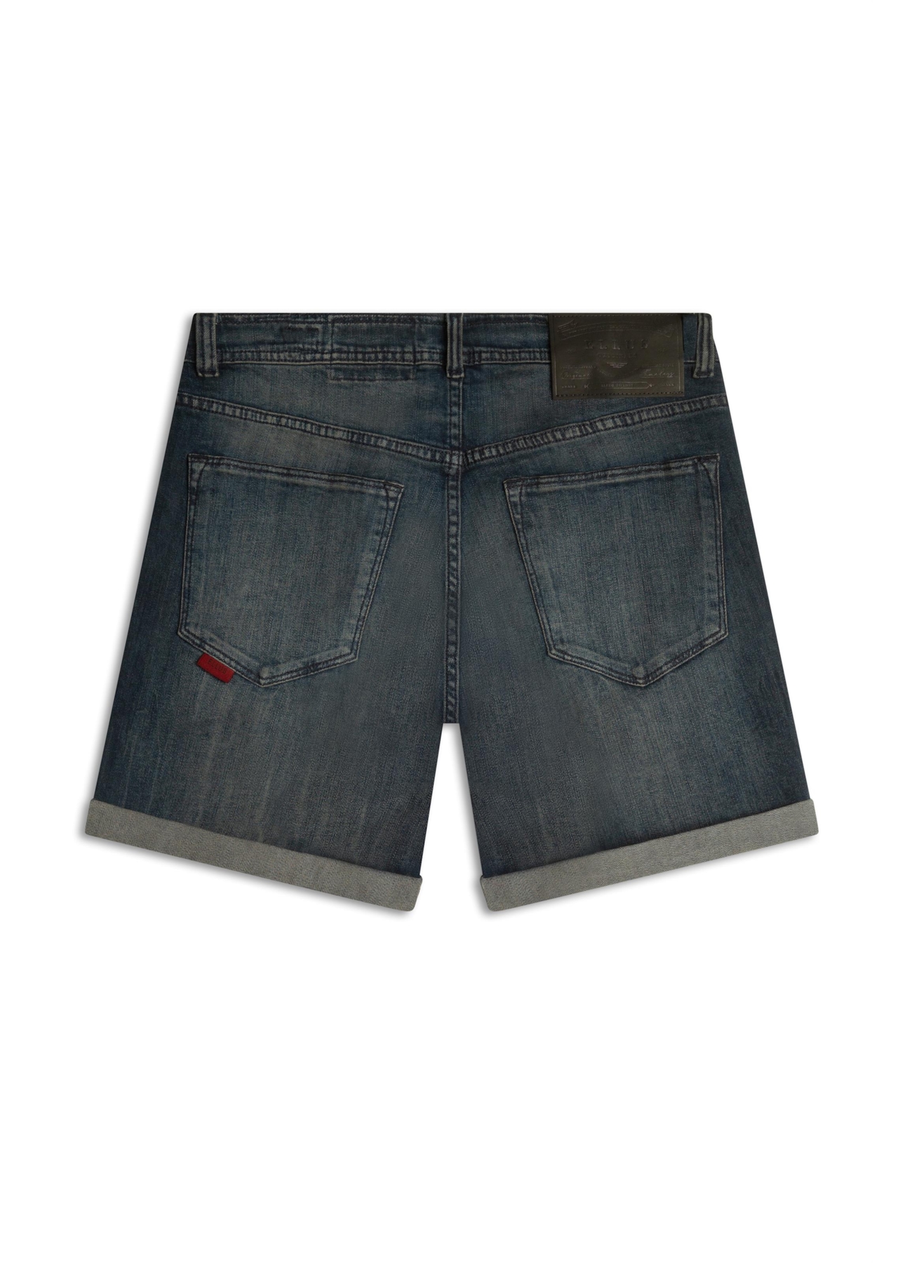 Bermuda Dark Sea Elastic Classic Preppy Lav. Escuro C/ Tie Dye