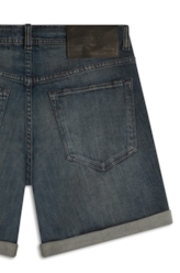 Bermuda Dark Sea Elastic Classic Preppy Lav. Escuro C/ Tie Dye